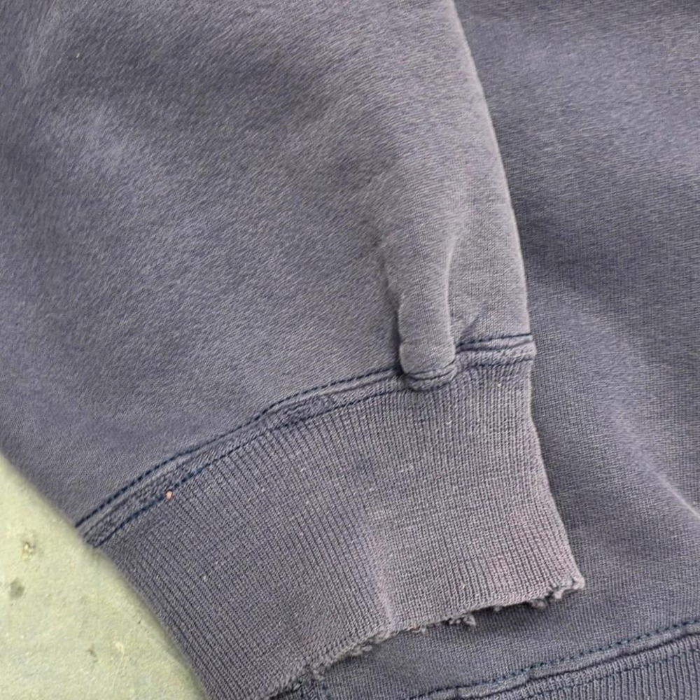 RARE Vintage Distressed faded Russell Athletic Purple navy crewneck sweatshirt - Picture 2 of 6